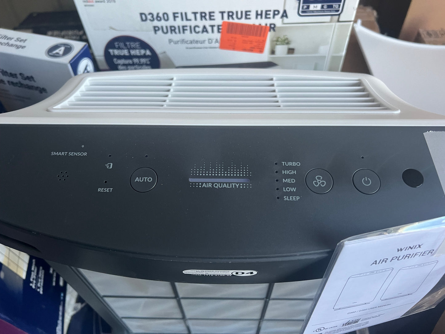 Winix D360 True HEPA 3-Stage Air Purifier – Covers up to 360 sq. ft.
