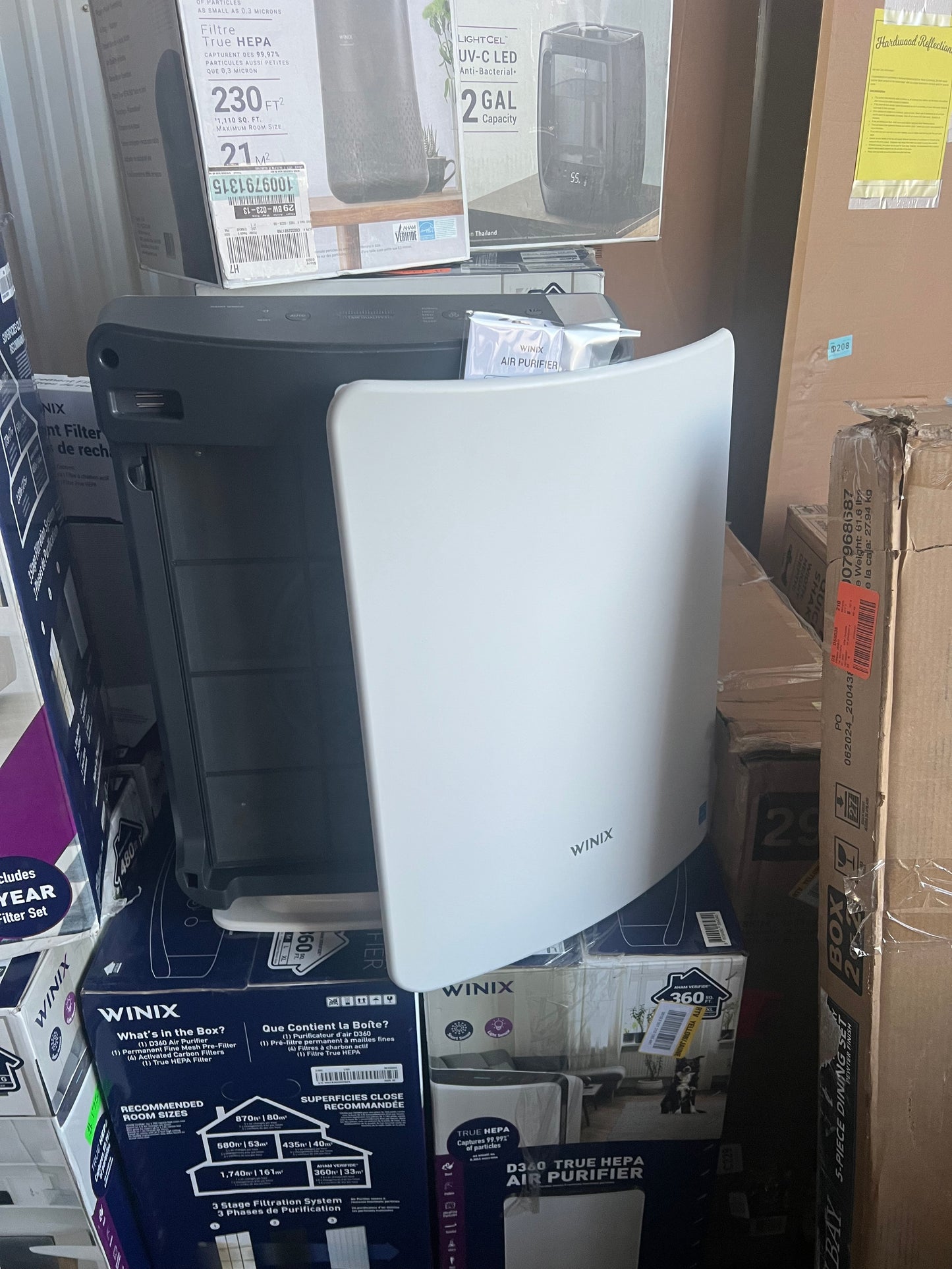 Winix D360 True HEPA 3-Stage Air Purifier – Covers up to 360 sq. ft.