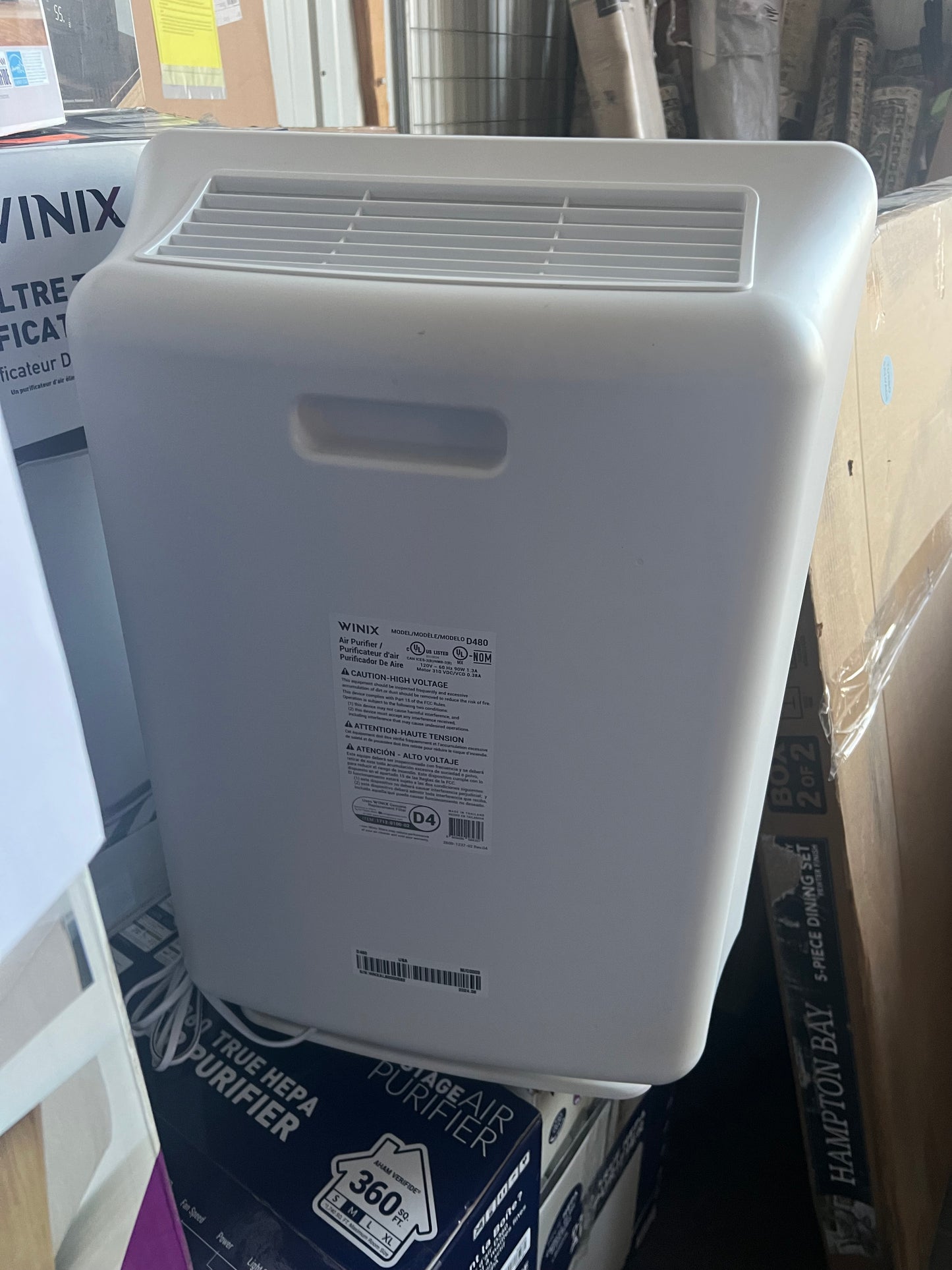 Winix D360 True HEPA 3-Stage Air Purifier – Covers up to 360 sq. ft.