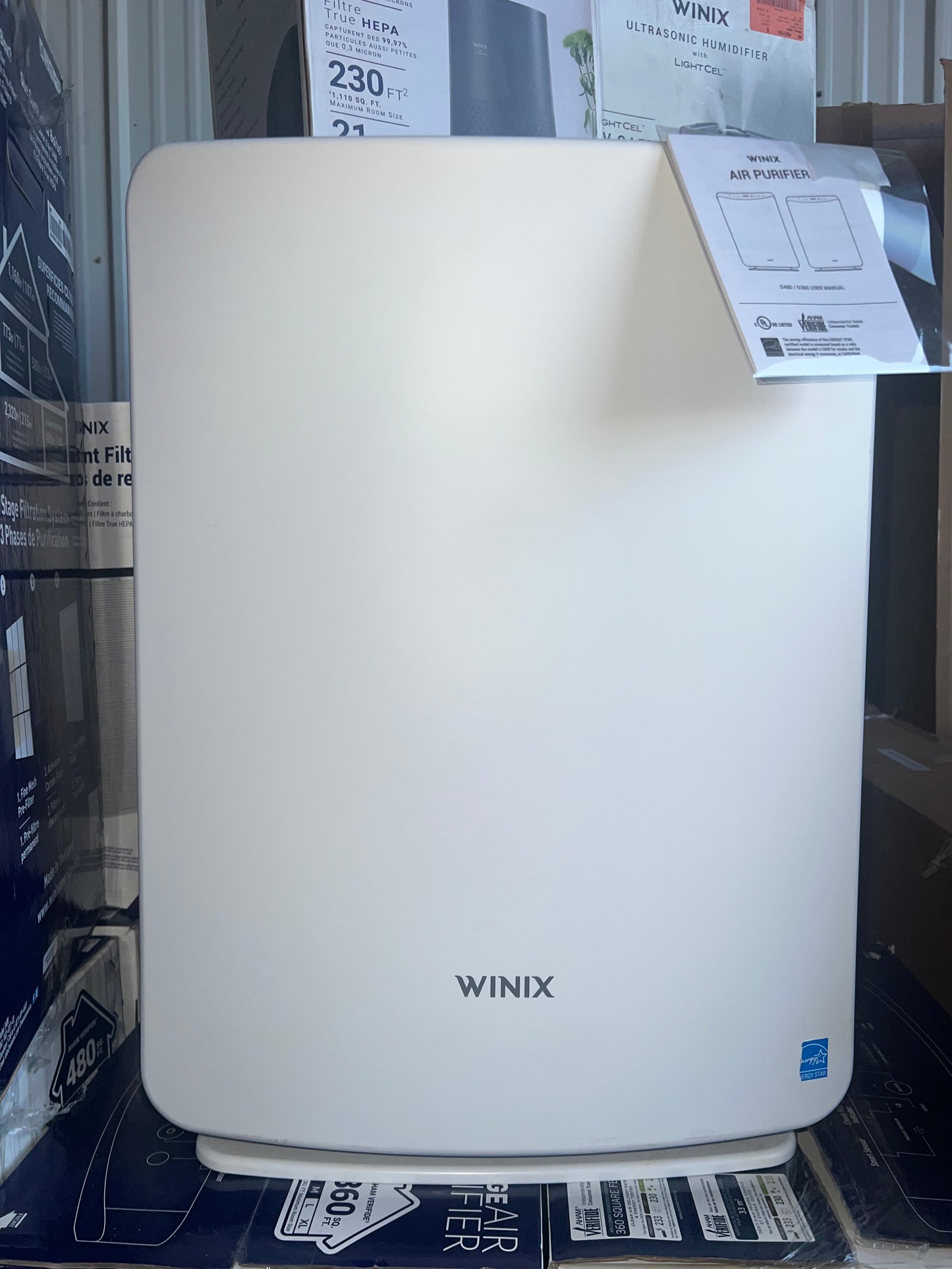 Winix D360 True HEPA 3-Stage Air Purifier – Covers up to 360 sq. ft.