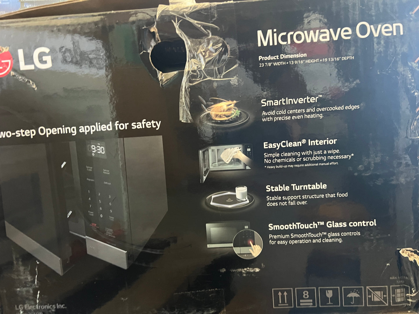 LG 2.0 cu. ft. Smart Inverter Microwave Oven – 1200W