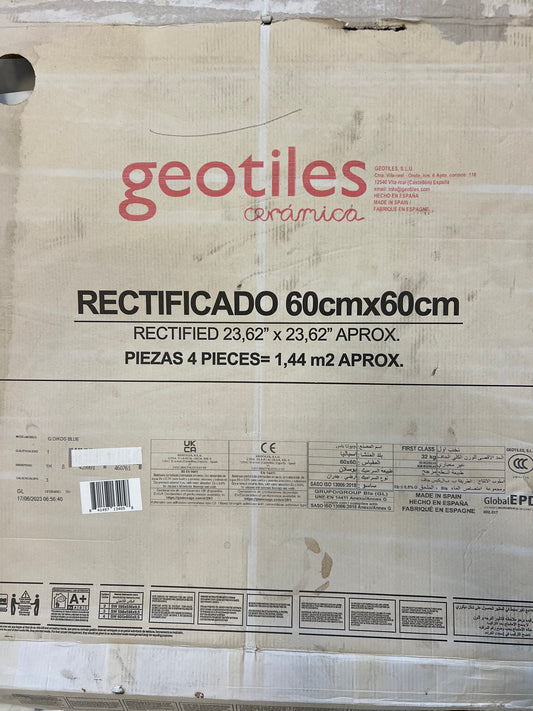 Geotiles 24”x24” Rectified Porcelain Tile – Marble Look (Made in Spain) 7 Boxes in total