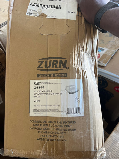 Zurn 23x34 Utility Sink – White