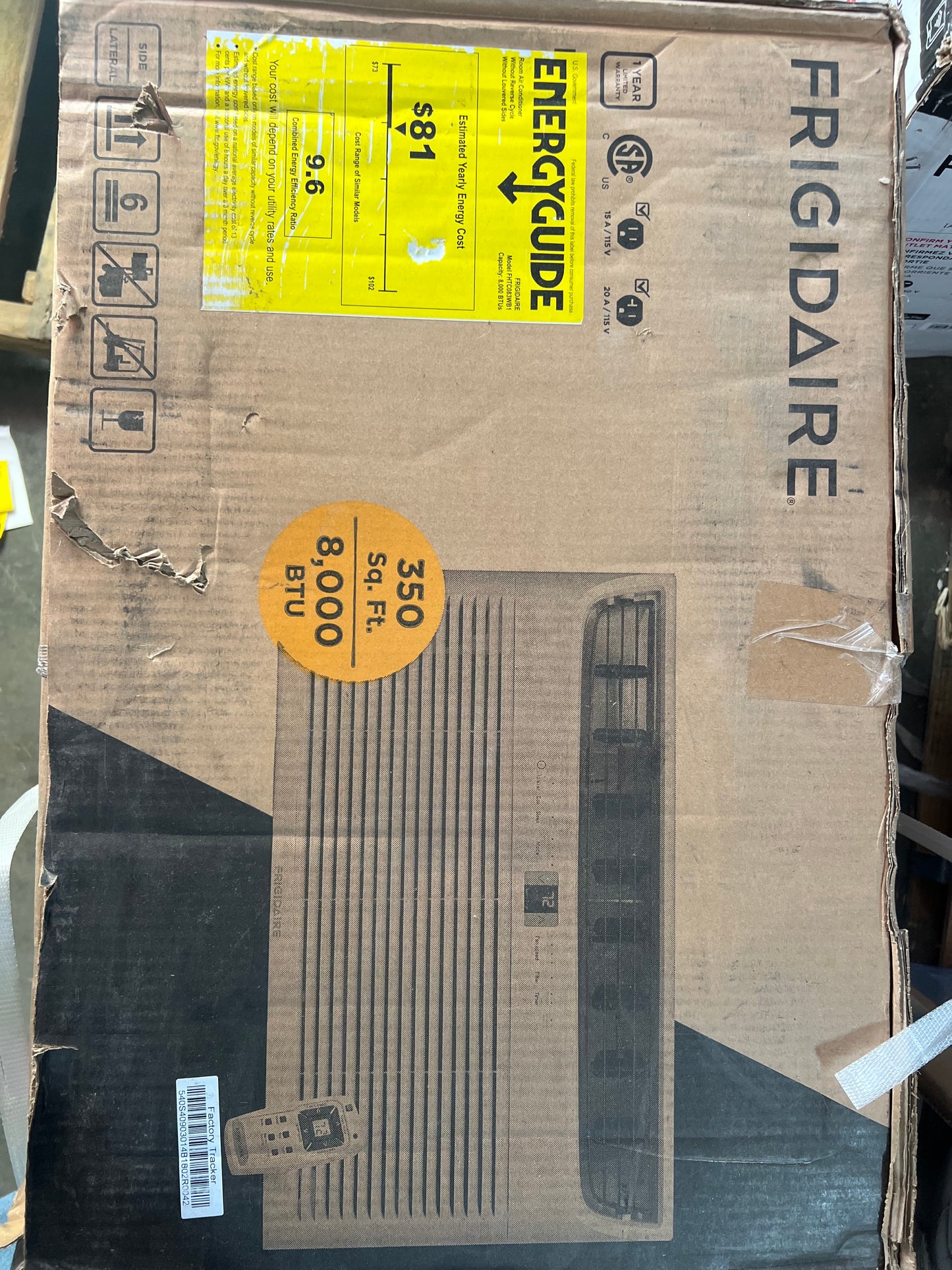 Frigidaire 8,000 BTU Window AC