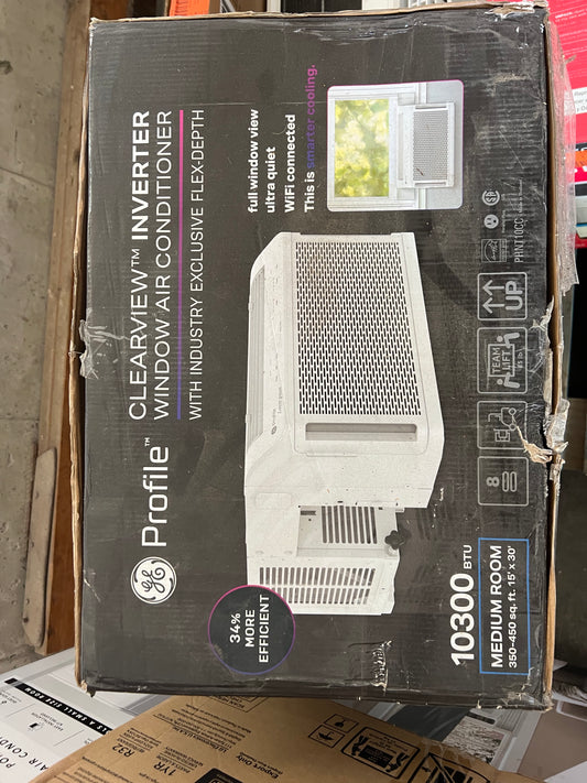 GE Profile ClearView Inverter 10,300 BTU Window AC