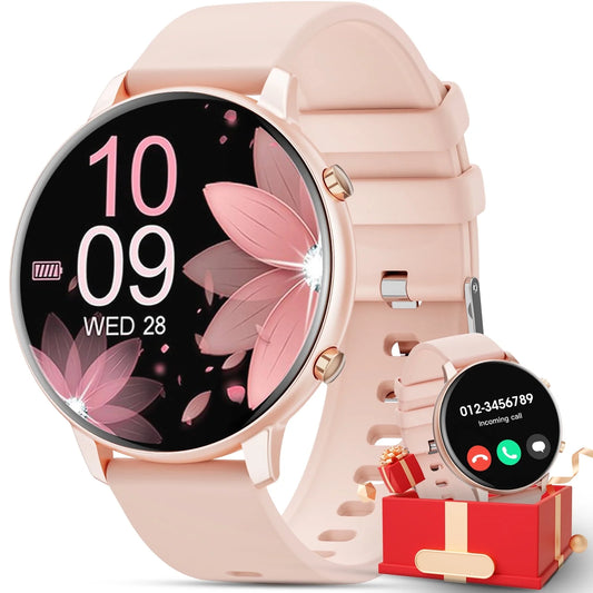 2025 New Women'S Smart Watch 1.39 Inch, with Answer Make Call Message Reminder Function, with Fitness Tracker, for Android Iphone Devices（Pink）