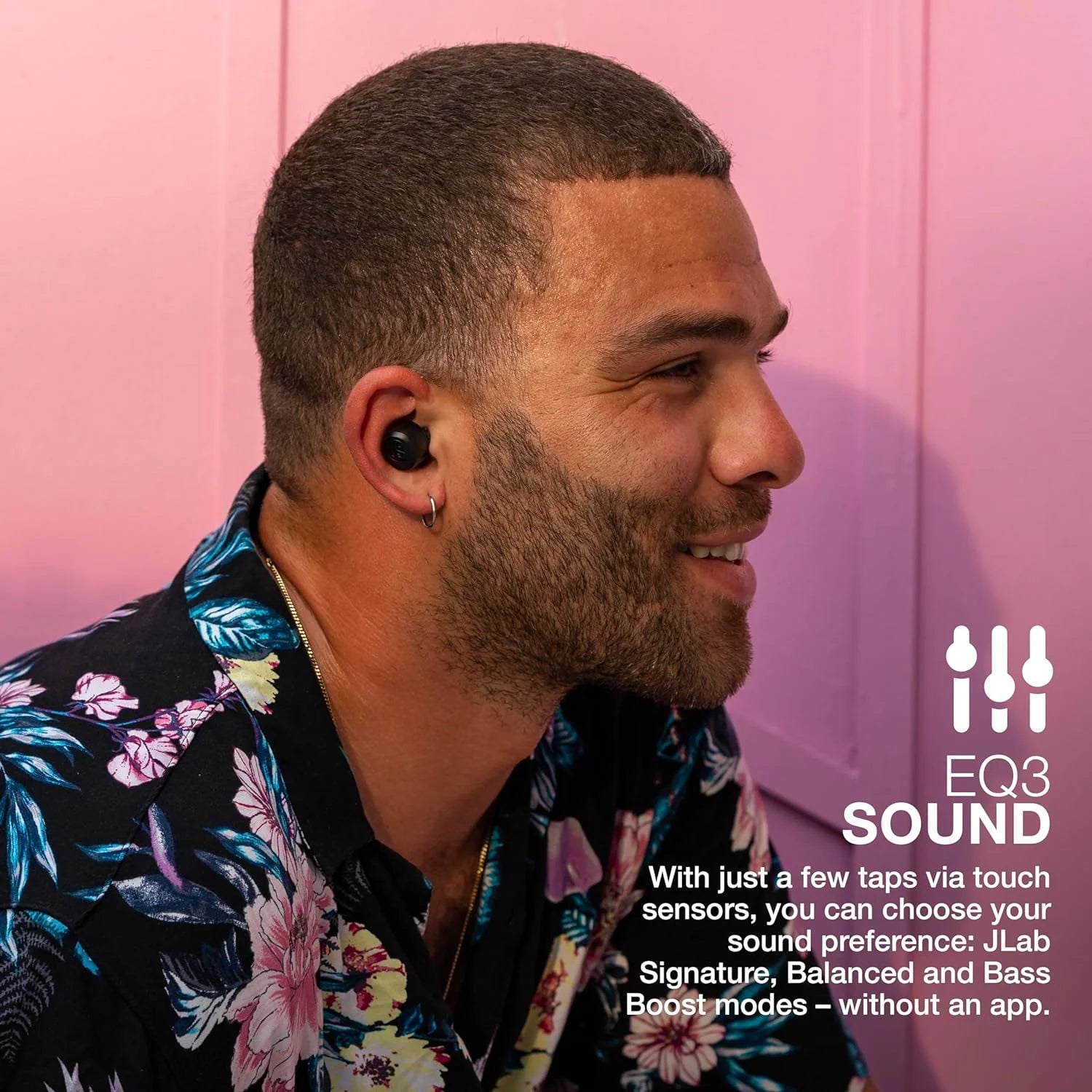 Go Air Pop True Wireless Earbuds W/ Charging Case, Black